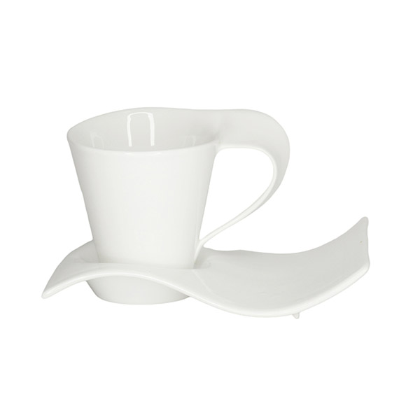 Ceramic cup and saucer
