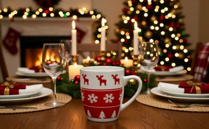 Christmas design ceramic mug 1 Christmas design ceramic mug 1